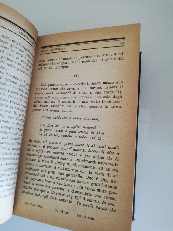 Studi letterari, libro 1, Giosue Carducci, Firenze 1910, Quattrini