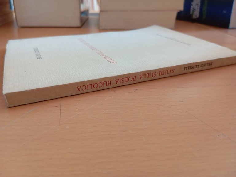 Studi sulla poesia bucolica, Bruno Luiselli, Fossataro, 1967 | Immagine Gallery 2