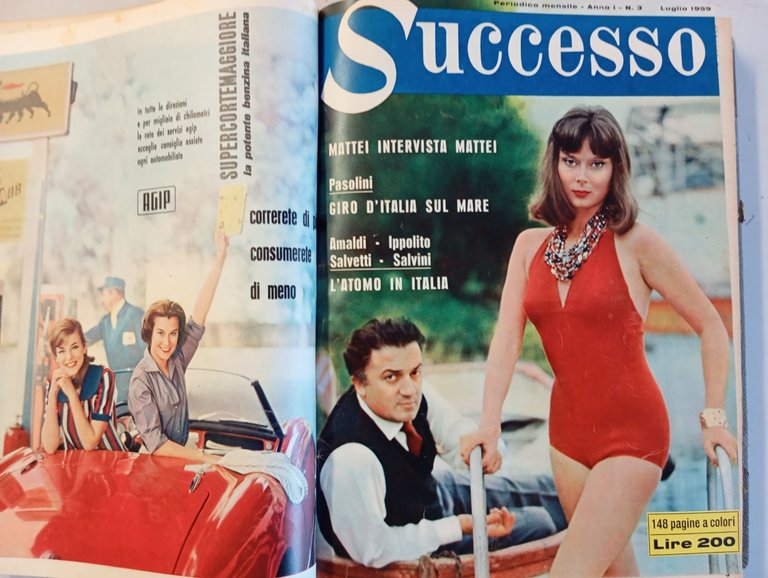 SUCCESSO 1959 rivista annata completa 1-8, Calvino Pasolini Malaparte Mattei | Immagine Gallery 3