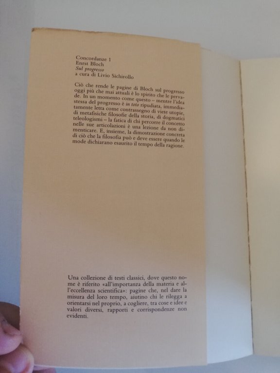 Sul progresso, Ernst Bloch, 1990, Guerini, Livio Sichirollo (a cura …