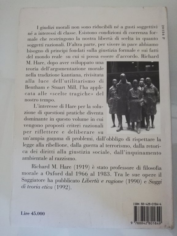 Sulla morale politica, Richard M. Hare, 1994, Il Saggiatore