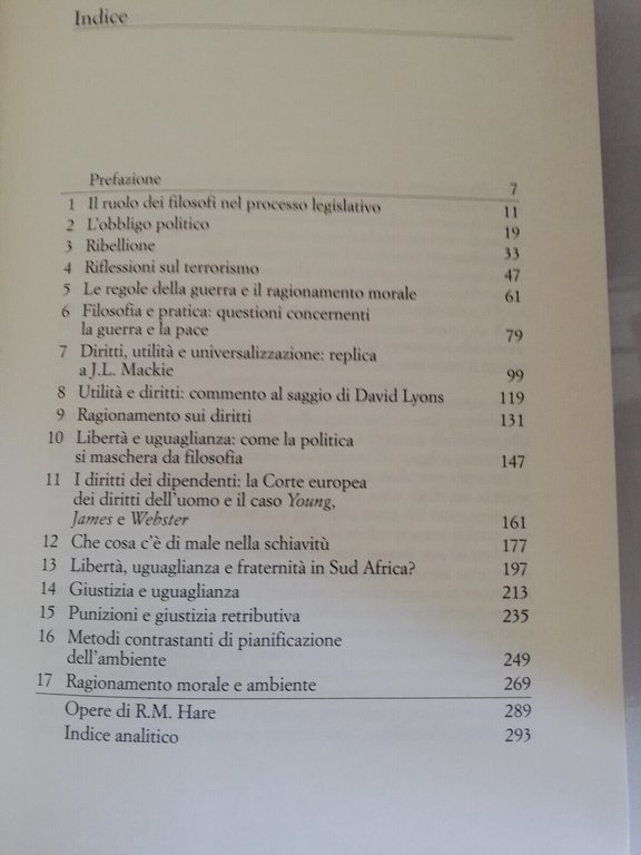 Sulla morale politica, Richard M. Hare, 1994, Il Saggiatore