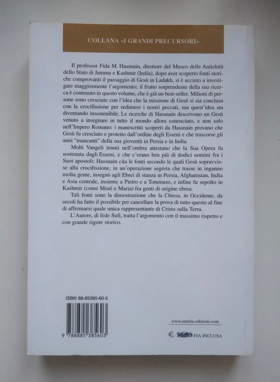 Sulle tracce di Gesù l'Esseno, Fida Hassnain, Amrita, 1997