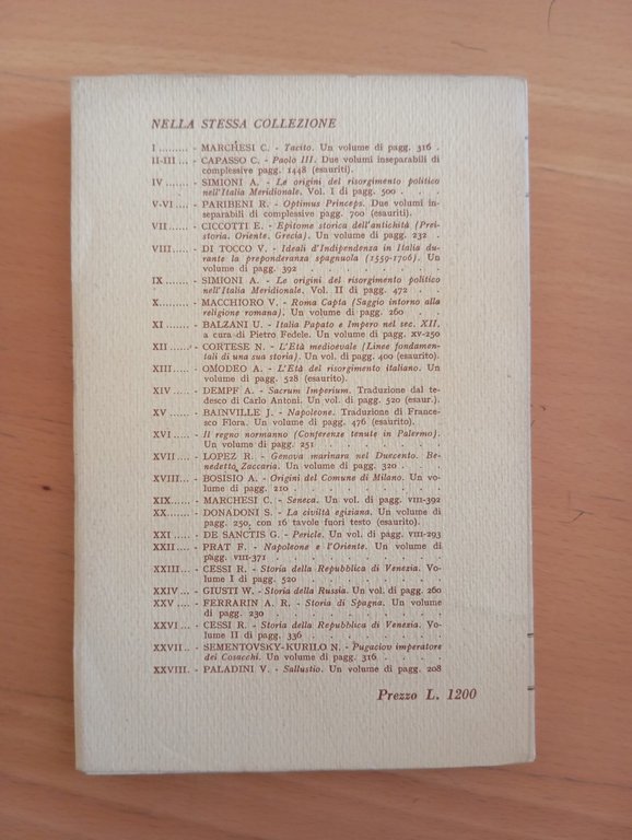 Tacito, Concetto Marchesi, Principato, 1955 | Immagine Gallery 4