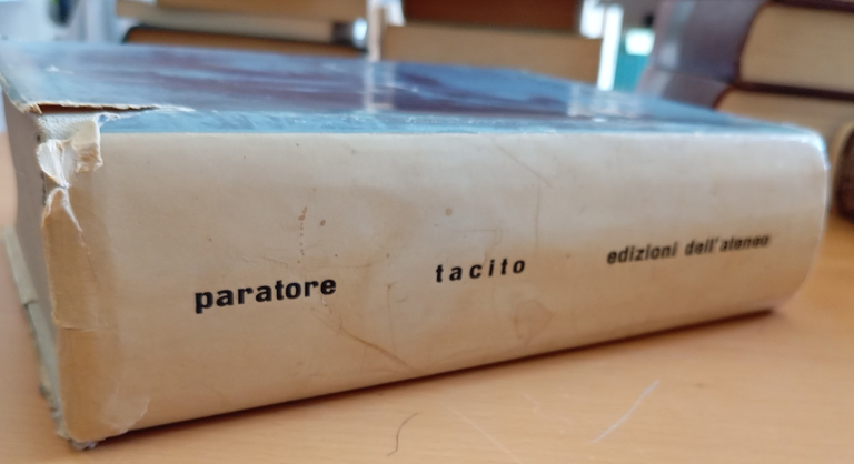Tacito, Ettore Paratore, Edizioni dell'Ateneo, 1962 | Immagine Gallery 2