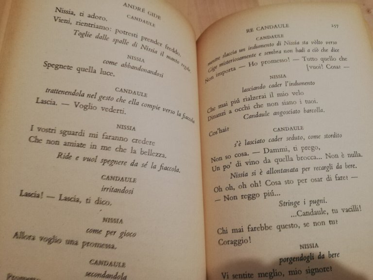 Teatro, André Gide, 1950, Mondadori Medusa