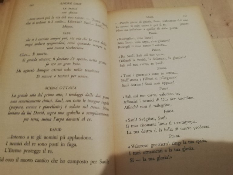 Teatro, André Gide, 1950, Mondadori Medusa