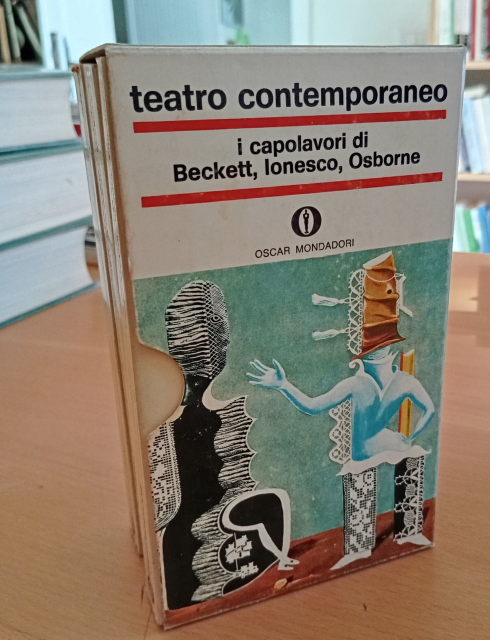 Teatro Contemporaneo Tre Volumi di Beckett Ionesco Osborne, Cofanetto Oscar …