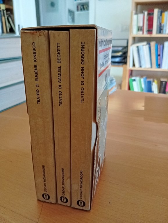 Teatro Contemporaneo Tre Volumi di Beckett Ionesco Osborne, Cofanetto Oscar …