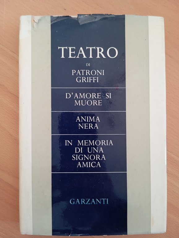 Teatro, Giuseppe Patroni Griffi, Garzanti, 1965