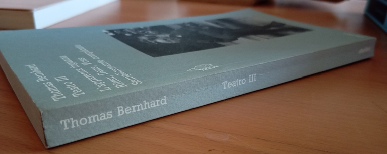 Teatro III, Thomas Bernhard, ubulibri, 1990