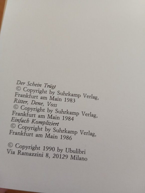 Teatro III, Thomas Bernhard, ubulibri, 1990