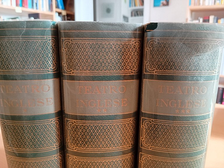 Teatro inglese, tre volumi, A cura di Alfredo Obertello, Nuova …