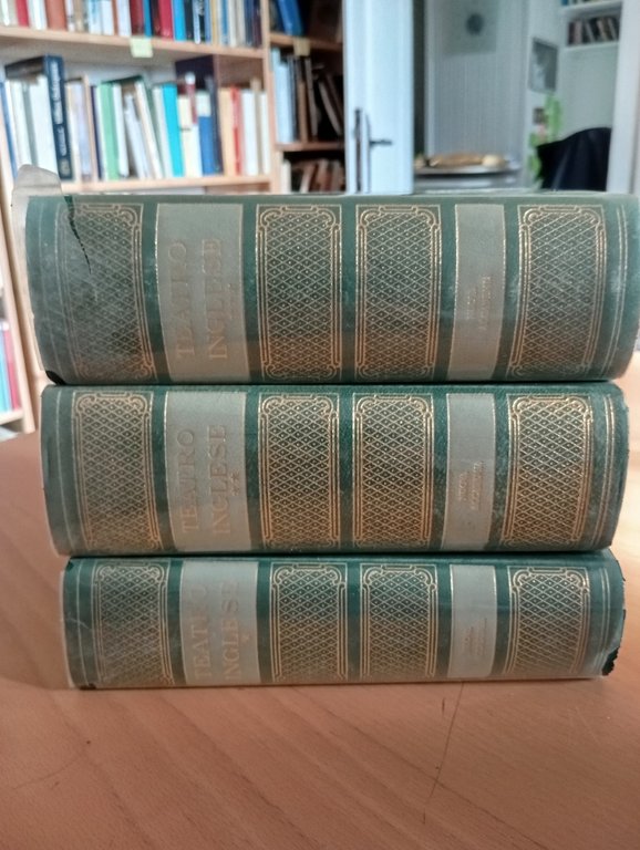 Teatro inglese, tre volumi, A cura di Alfredo Obertello, Nuova …