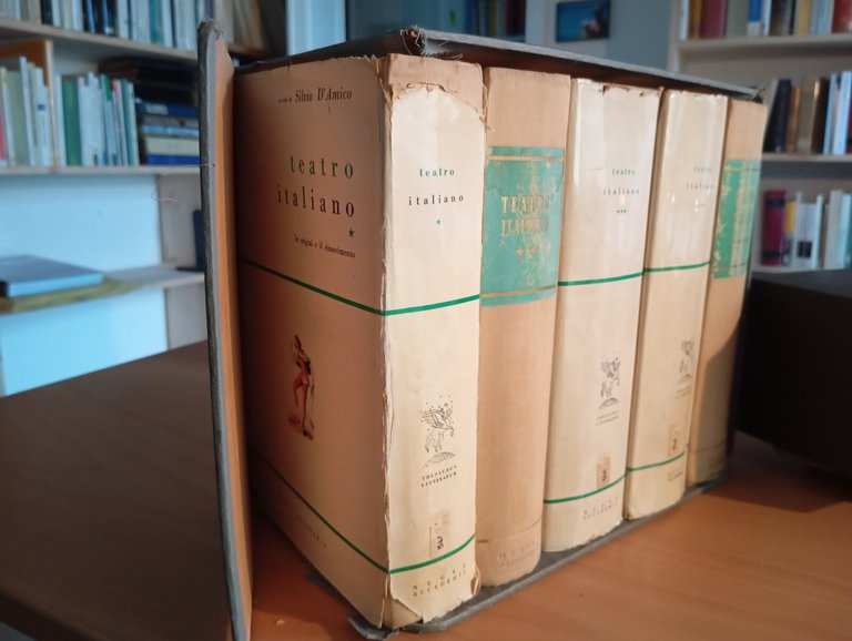 Teatro italiano 5 volumi, Silvio D'amico, Nuova Accaemia, 1955
