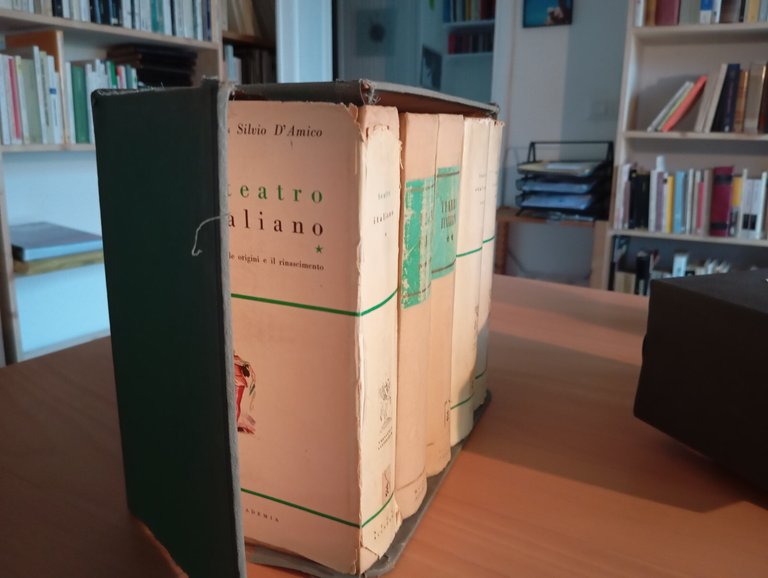 Teatro italiano 5 volumi, Silvio D'amico, Nuova Accaemia, 1955