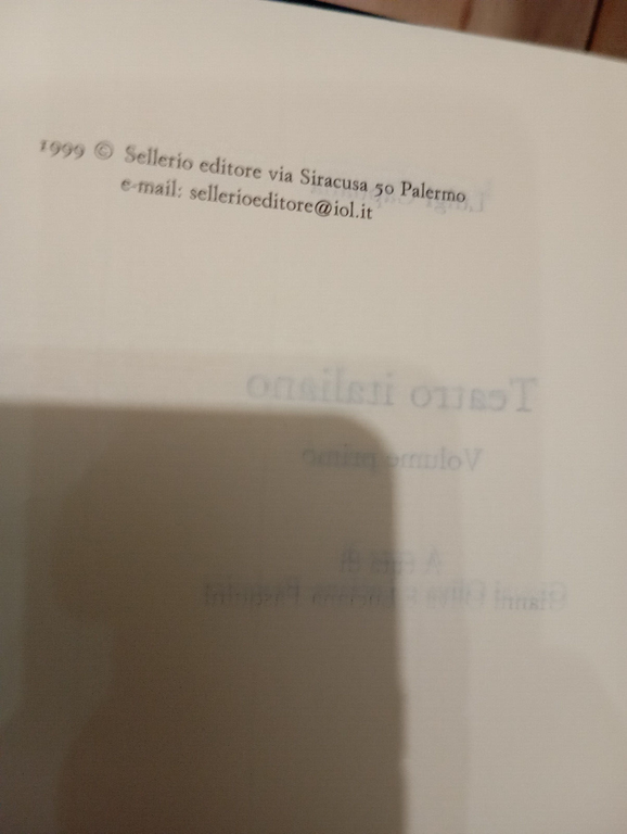 Teatro italiano, Luigi Capuana, Due volumi in cofanetto, Sellerio, 1999