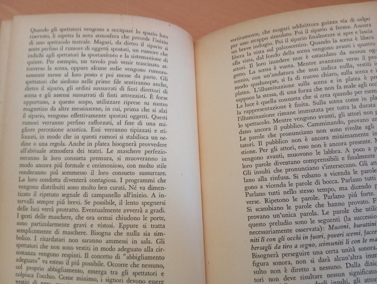 Teatro, Peter Handke Feltrinelli 1969, Kaspar insulti al pubblico profezia …