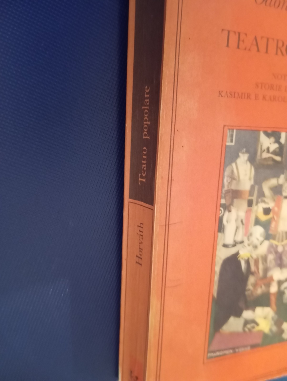 Teatro popolare, Odon von Orvaith, Adelphi, 1974