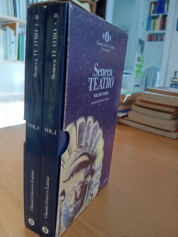 Teatro, Seneca, Volume primo , due tomi in cofanetto, Oscar …