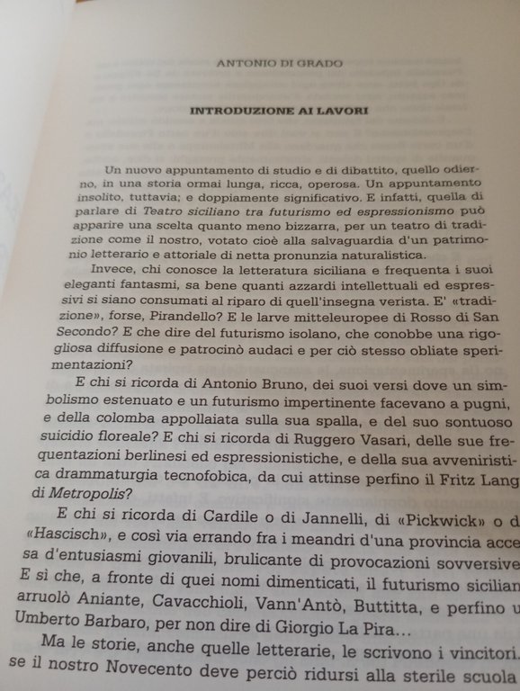 Teatro siciliano tra futurismo ed espressionismo, Teatro stabile di Catania … | Immagine Gallery 18