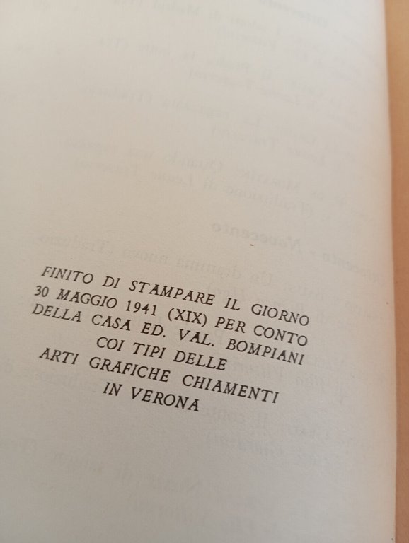 Teatro spagnolo origini giorni nostri, cura di Elio Vittorini, Bompiani, …