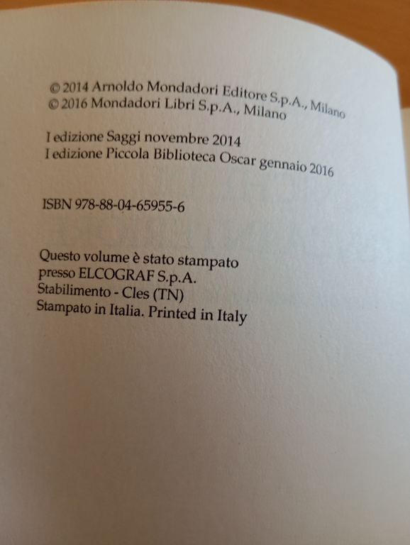 Tecniche di resistenza interiore, Pietro Trabucchi, Mondadori, 2016