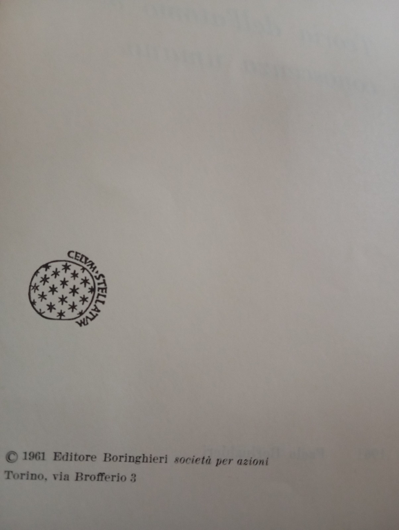 Teoria dell'atomo e conoscenza umana, Niels Bohr, Boringhieri, 1961