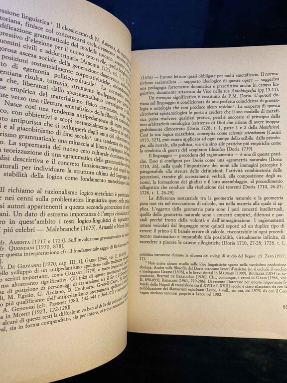 Teorie e pratiche linguistiche nell'Italia del Settecento, Lia Formigari, 1984