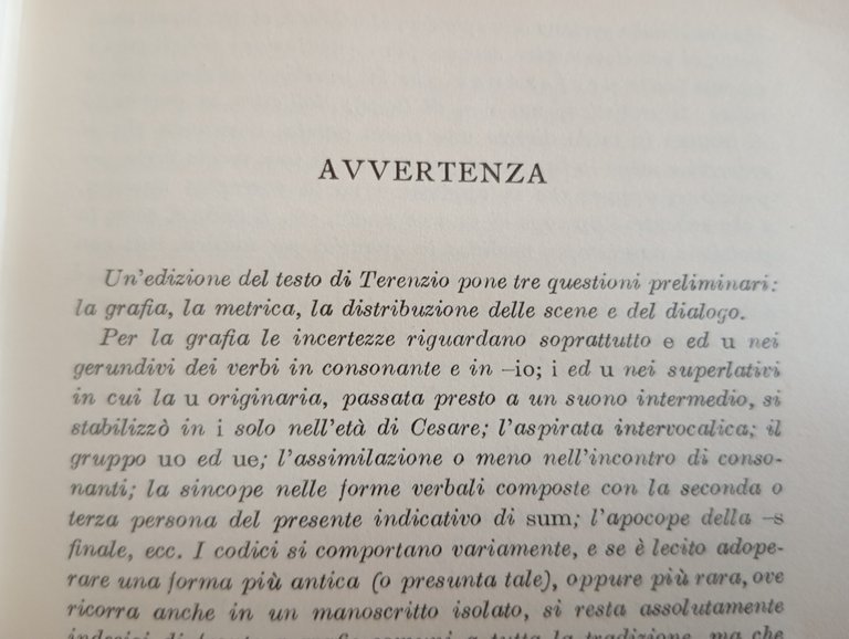 Terenzio, Commedie II, Formione, Suocera, Due fratelli, Tumminelli Editore, 1952 | Immagine Gallery 12
