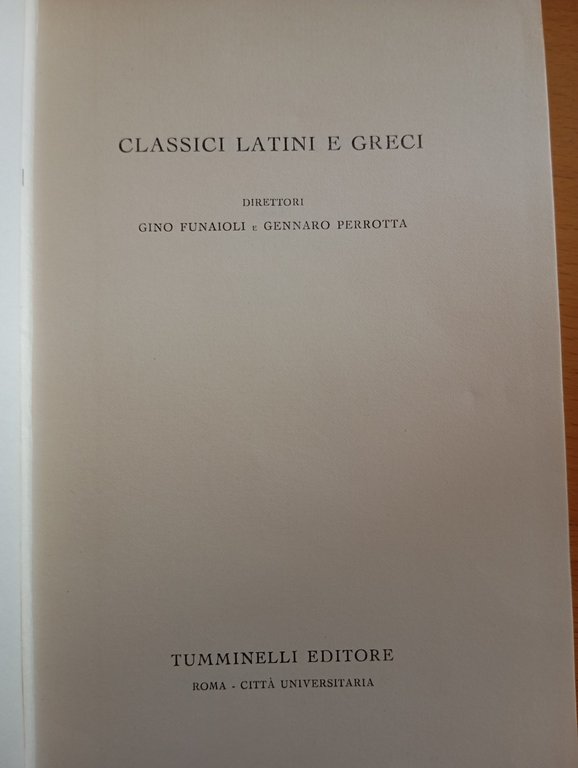 Terenzio, Commedie II, Formione, Suocera, Due fratelli, Tumminelli Editore, 1952 | Immagine Gallery 8