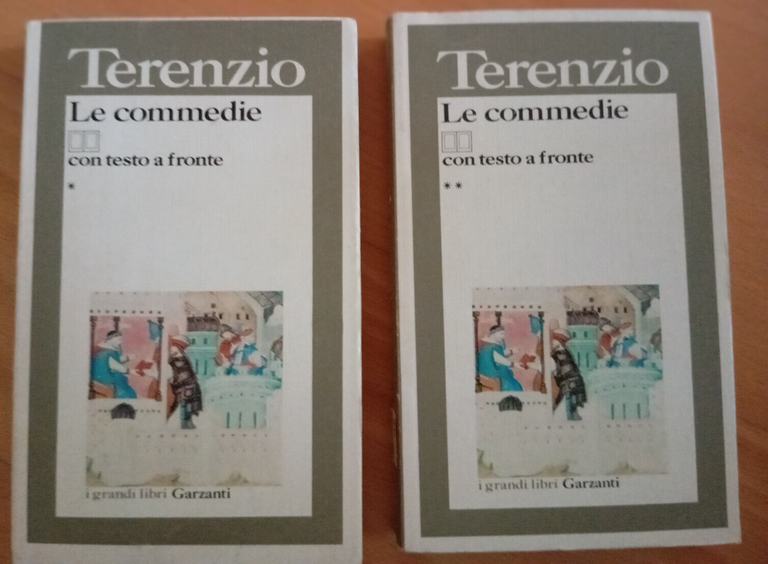 Terenzio, Le commedie, due volumi, Garzanti, 1989