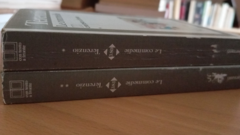Terenzio, Le commedie, due volumi, Garzanti, 1989