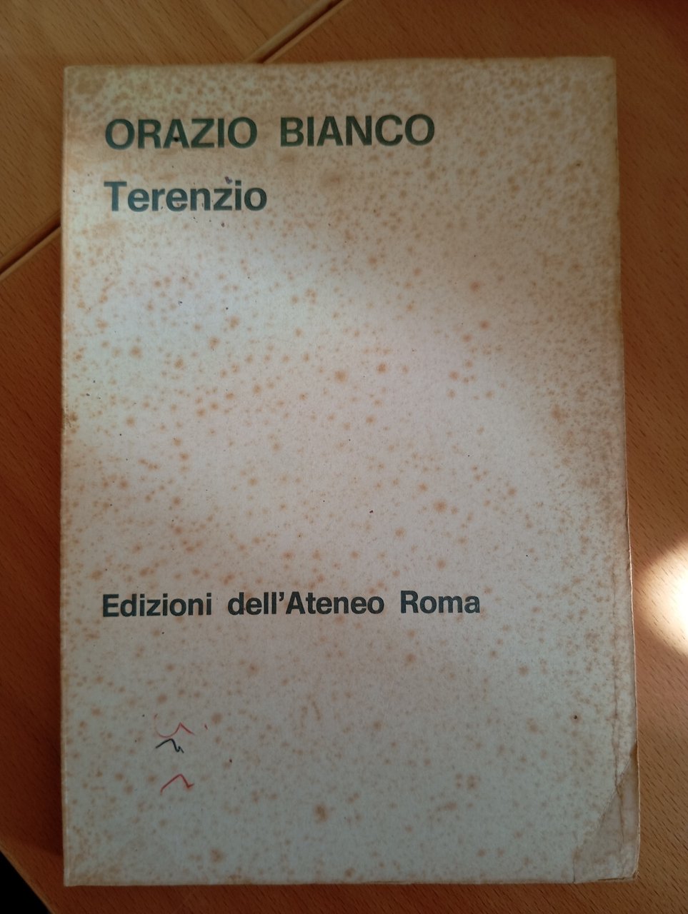 Terenzio Problemi e aspetti dell'originalità, Orazio Bianco Edizioni ateneo 1962 | Immagine principale