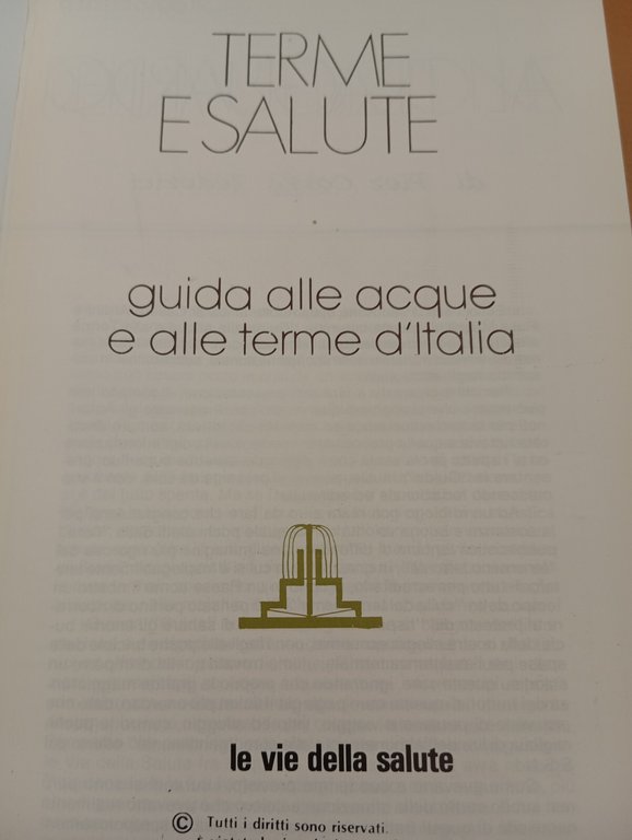 Terme e salute, Guida alle acque e alle terme d'Italia, … | Immagine Gallery 10