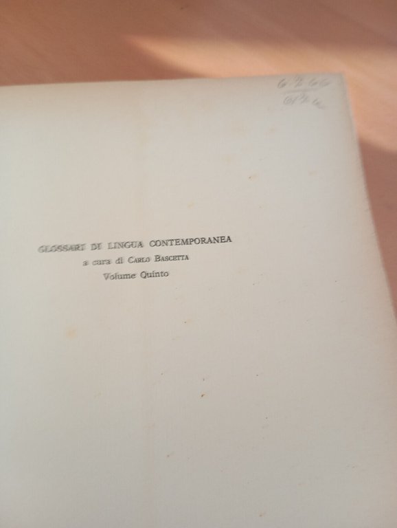 Termini della filosofia contemporanea, Armando Plebe, Armando, 1966