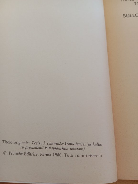Tesi sullo studio semiotico della cultura, Lotman, Pjatigarskij, Uspenskij 1980 | Immagine Gallery 9