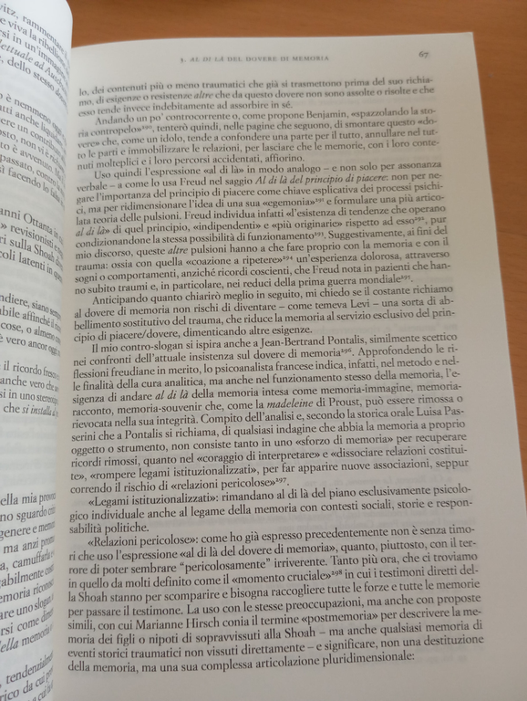 Testimoni del non provato, la Shoah nella terza generazione, Carocci, …