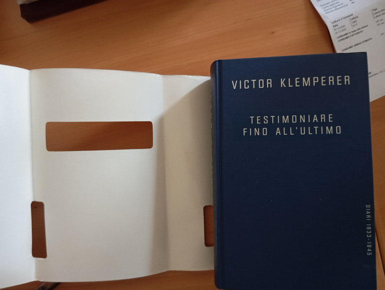 Testimoniare fino all'ultimo. Diari 1933-1945, Victor Klemperer, Mondadori, 2000