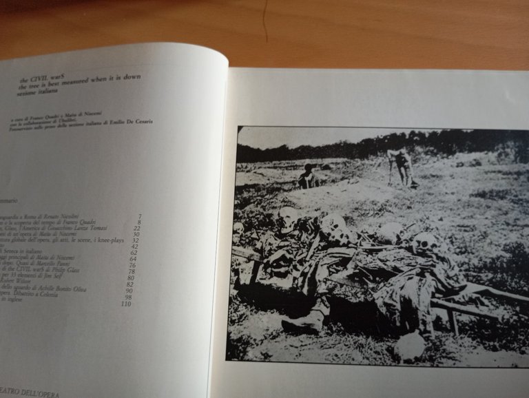 The civil wars, Teatro dell'opera di Roma, Philip Morris, 1984