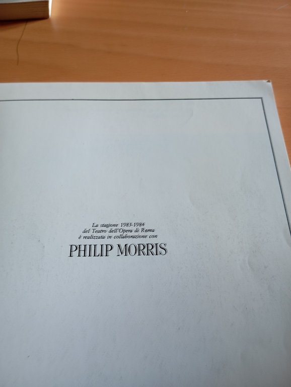 The civil wars, Teatro dell'opera di Roma, Philip Morris, 1984