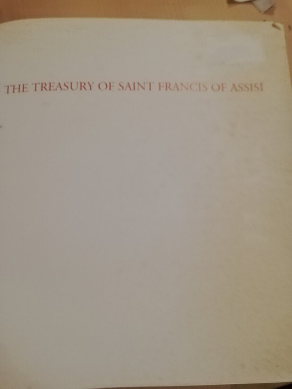 The treausury of Saint Francis of Assisi, 1999, Electa, in …