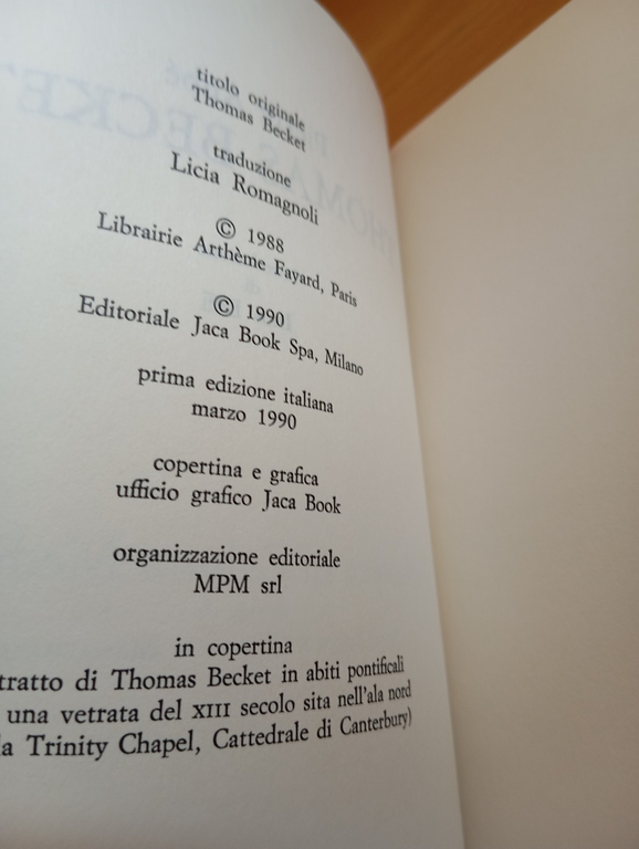 Thomas Becket, Pierre Aubé, Jaca Book, 1990 | Immagine Gallery 6