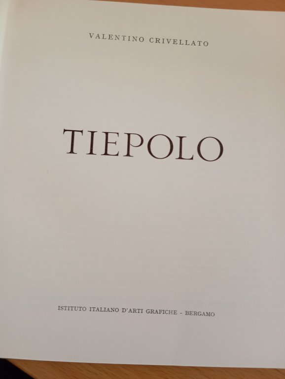 Tiepolo, Valentino Crivellato, 1960 | Immagine Gallery 10