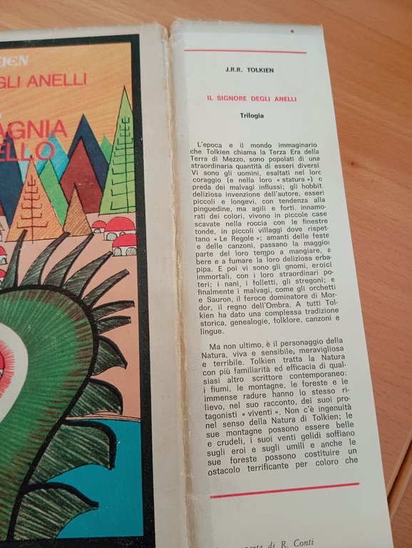 Tolkien signore anelli compagnia dell'anello Astrolabio 1967 mappa perfetta!