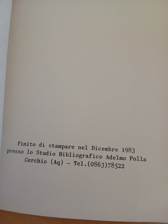 Topografia e corografia marrucina, V. Zecca, Adelmo Polla, 1983