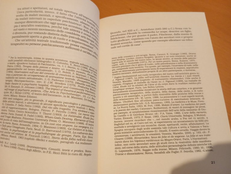 Tra teatro e follia, Marco Alessandrini, MA.GI, 2001