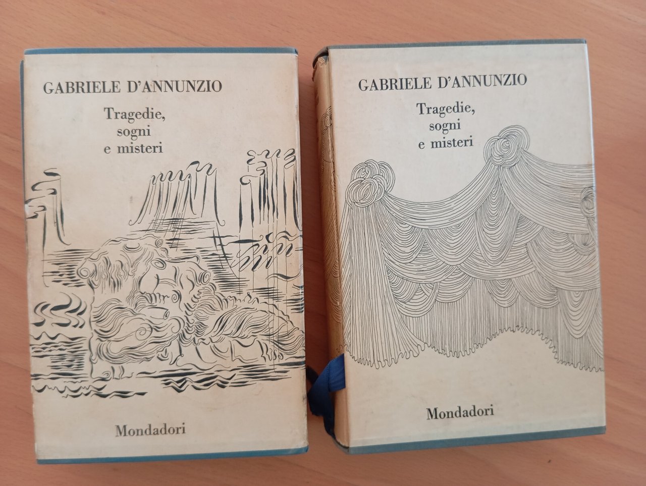 Tragedie, sogni e misteri, Gabriele D'Annunzio, Mondadori due volumi, 1966