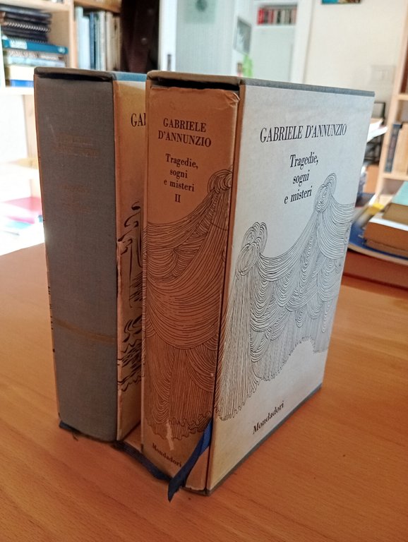 Tragedie, sogni e misteri, Gabriele D'Annunzio, Mondadori due volumi, 1966