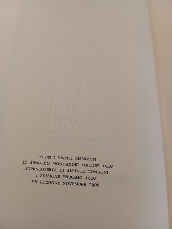 Tragedie, sogni e misteri, Gabriele D'Annunzio, Mondadori due volumi, 1966
